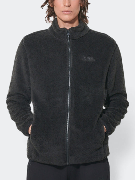 Body Action Men's Black Fleece Jacket