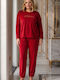 Boyraz Winter Women's Pyjama Set Red