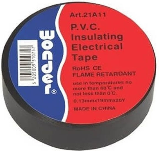 Wonder Insulation Tape 19mm x 20m 10 Pieces Black