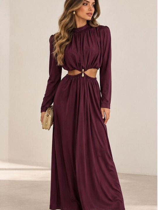 Amelia Maxi Dress for Wedding / Christening Burgundy