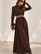 Amelia Maxi Dress for Wedding / Christening Brown