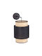 TK Lighting Boho New Black Стенна Лампа с Фасунга E27 и Прекъсвач Черна