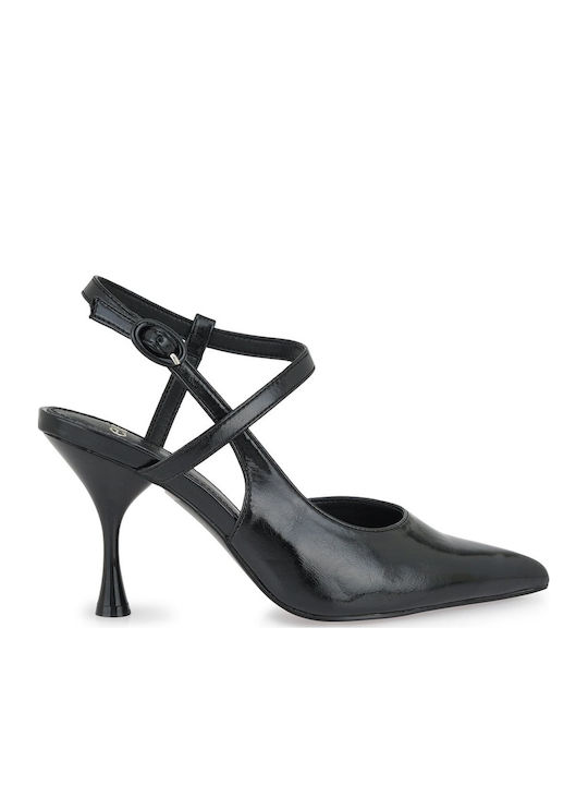 Exe Pumps mit Hohem Absatz Schwarz Gebrochen