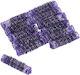 Niobe Professional 17mm Hair Rollers in Purple 12 Pieces