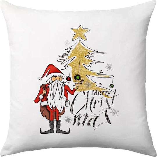 Santa Claus Gold Sofakissen 40 x 40 cm Füllung Enthalten