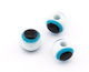 Diva Plastic Jewelry Making Material in Eye Shape Set of 250 pcs