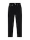 Damen Jeanshose mit Hohem Bund in Mom-Passform Schwarz