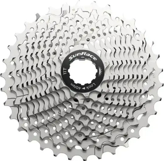 SunRace CSRX11 Kassette 11-34 11-Gang Gravel Metallic