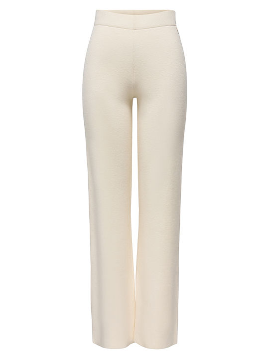 Only Γυναικείο Υφασμάτινο Παντελόνι Birch Cream