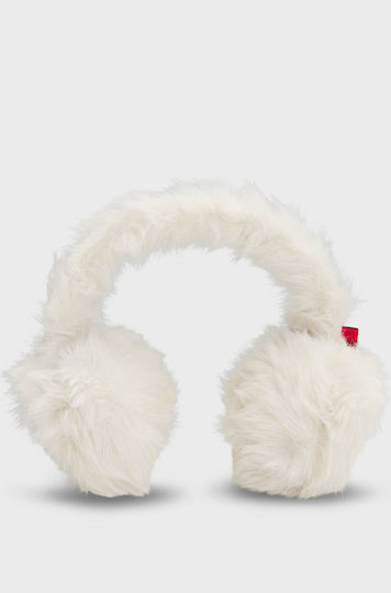 Women's Knitted Earmuff in White