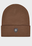 Wellensteyn Unisex Knitted Beanie in Brown