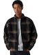 Nolan Men's Jacket Jet Black - Brown