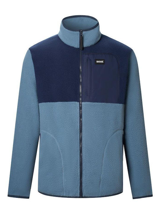 Frankie Borg Ανδρική Ζακέτα Fleece Grey Mirage Navy