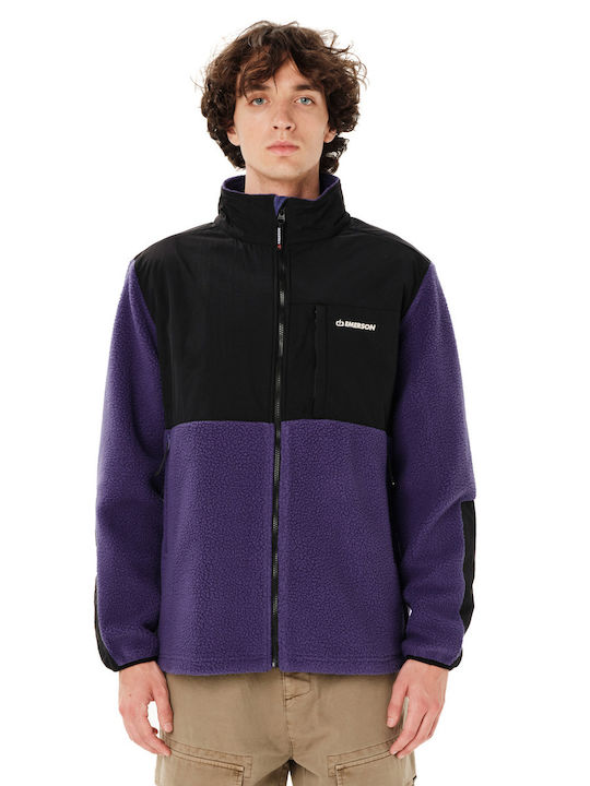 Emerson Herren-Fleecejacke Lila