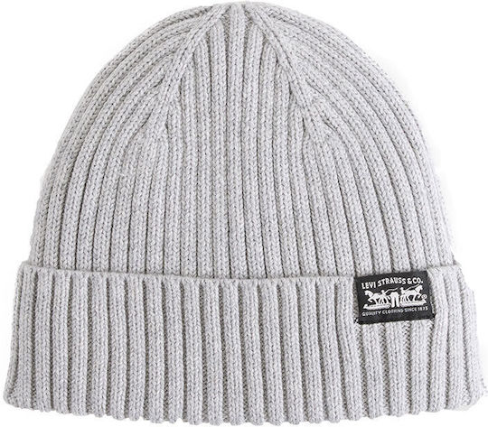 Sunset Beanie Men's Knitted Beanie in Grey