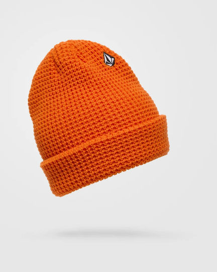 Workwear Beanie Men's Knitted Beanie in Orange