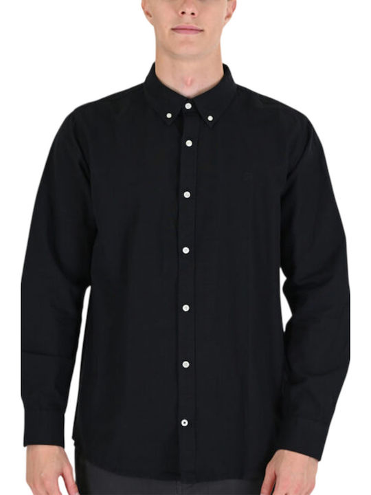 Rebase Langärmeliges Hemd Black