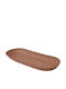 Beauty Home Decorative Metallic Orange Platter 43x17.5x4cm