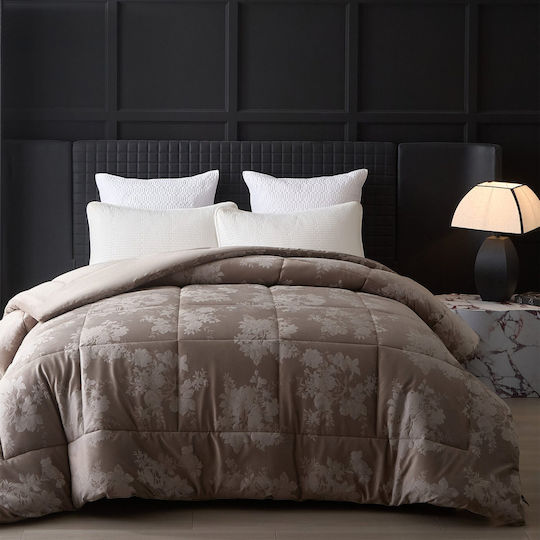 Liolios Home King Size Quilt 260x240 cm Cordelia Grey