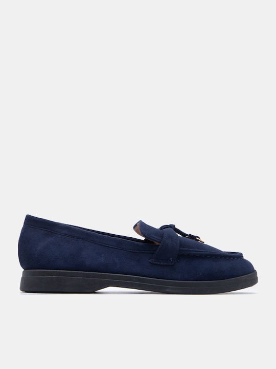 Luigi Women's Loafers in Navy Blue