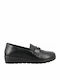 Leather Women's Moccasins in Black