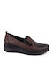 Leather Women's Moccasins in Brown 27248-Brown