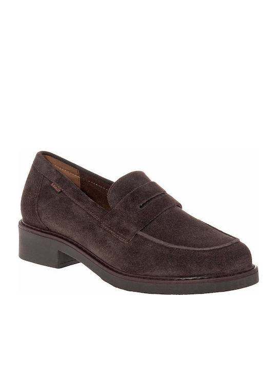 Ragazza Damenleder-Loafer in Braun