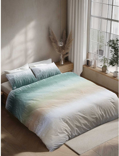 Madi Gaia Single Bed Fitted Sheet Set 100x200+35cm Beige (3pcs)