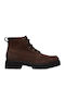Britton Drive Mid Leather Men's Brown Boots