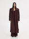 Damen-Trenchcoat Bordeaux