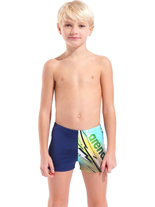 Arena B Loud Kinder-Badeshorts Navy/Mehrfarbig