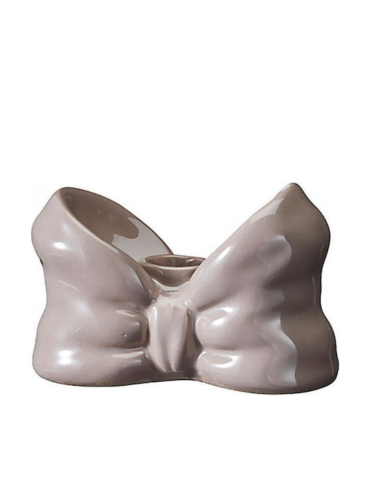 Koopman Porcelain Candle Holder in Grey 11.8 cm