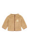 Kids Cotton Cardigan Warm Taupe