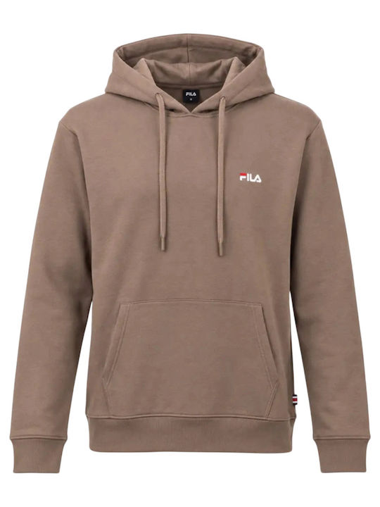 FILA Zyra Γυναικείο Φούτερ με Κουκούλα Deep Brown