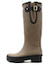 Leighton Tartan Cizme de Ploaie pentru Femei Negre