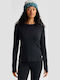 Burton Women's Black Thermal Long-Sleeved Shirt