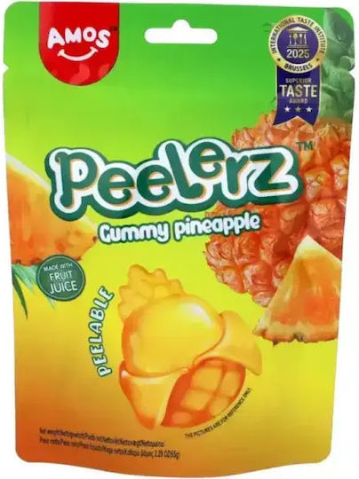 Amos Peelerz Kaugummi Mit Ananasgeschmack 46 g