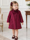 Bambolino Rozelita Bordeaux Taufmantel