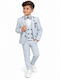 TakTakBaby Grey Baptism Suit for Boy 5 Pieces