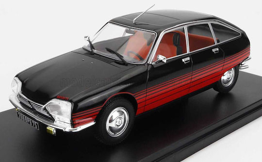 Citroen Gs Basalte 1978 Black Red Car Model 1:24 Scale