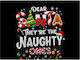 Koupakoupa Dear Santa They're The Naughty Επιφάνεια Κοπής Γυάλινη 38x28cm