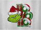 Koupakoupa Grinch Ho Ho Ho Επιφάνεια Κοπής Γυάλινη 38x28cm