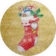 Koupakoupa Xmas Boot Glass Chopping Board 30x30cm