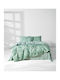 Kentia Double Quilt 220x240cm Saporo Green 300 GSM