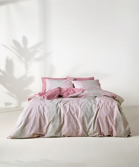 Kentia Single Quilt 160x240cm Tosca Pink 300 GSM