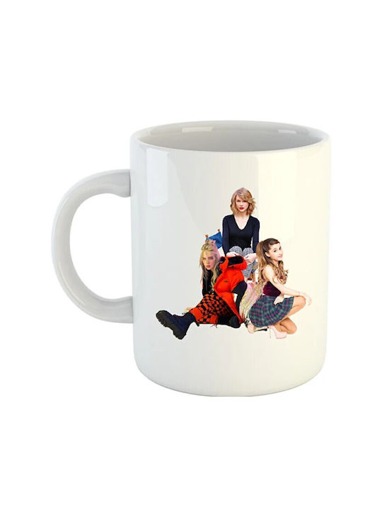 Ariana Cană Ceramică Albă 330 ml