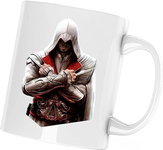 Silent Assassin Gaming Κούπα Κεραμική Λευκή 330ml