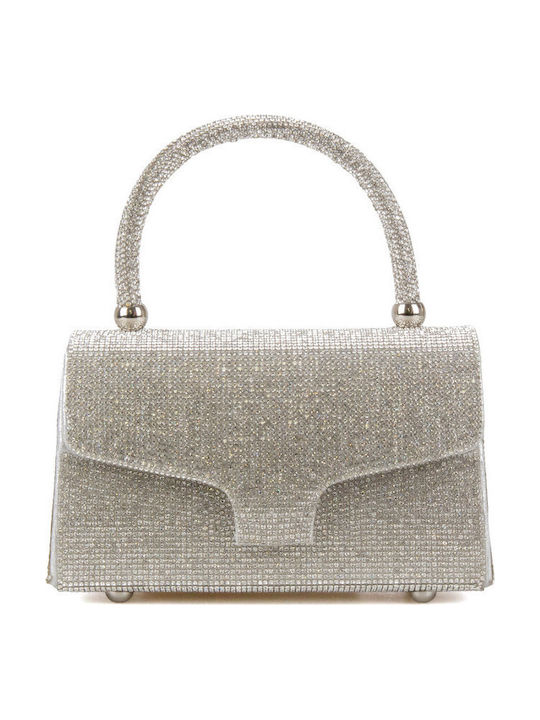 Silia D Silberne Damenhandtasche