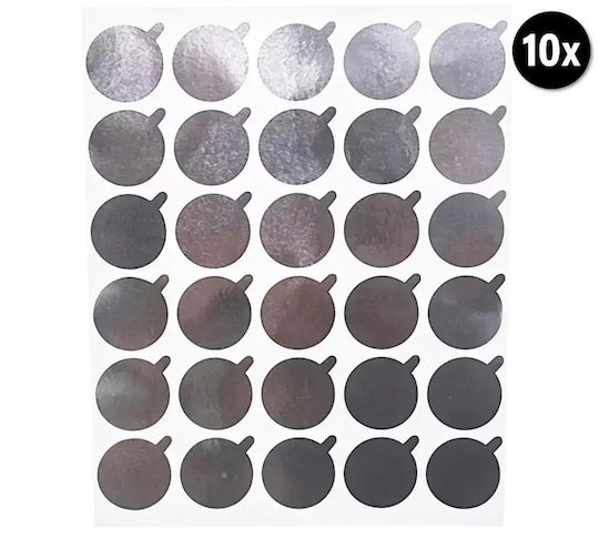 Aluminium-Sticker für Jade-Stein-Wimpernverlängerungen 10 Bögen