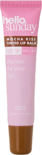 Hello Sunday Lip Balm SPF50 Mocha Kiss 15ml